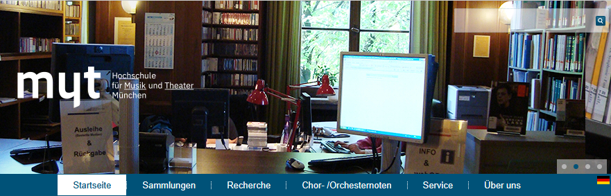 Hier gehts zur Bibliothek der HMTM