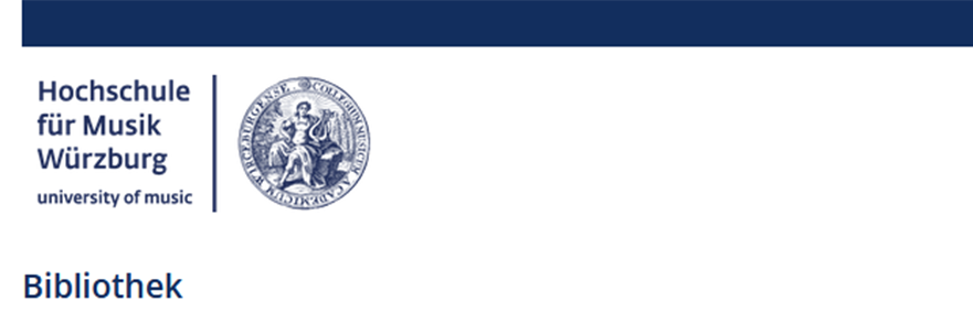 Hier gehts zur Bibliothek der Hochschule für Musik Würzburg