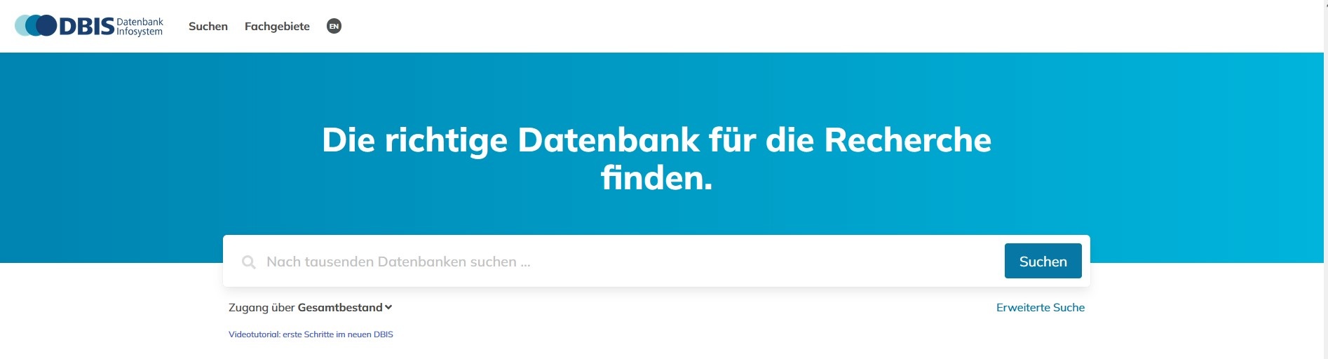 Datenbankinfo-System (DBIS)