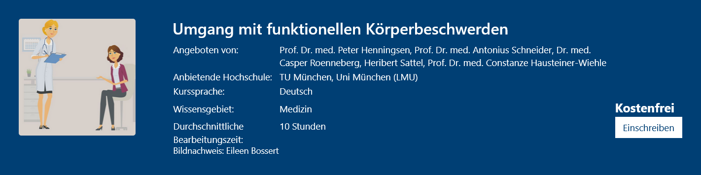 vhb-Workshop: Umgang mit funktionellen Körperbeschwerden, hier geht es zum Online-Kurs!