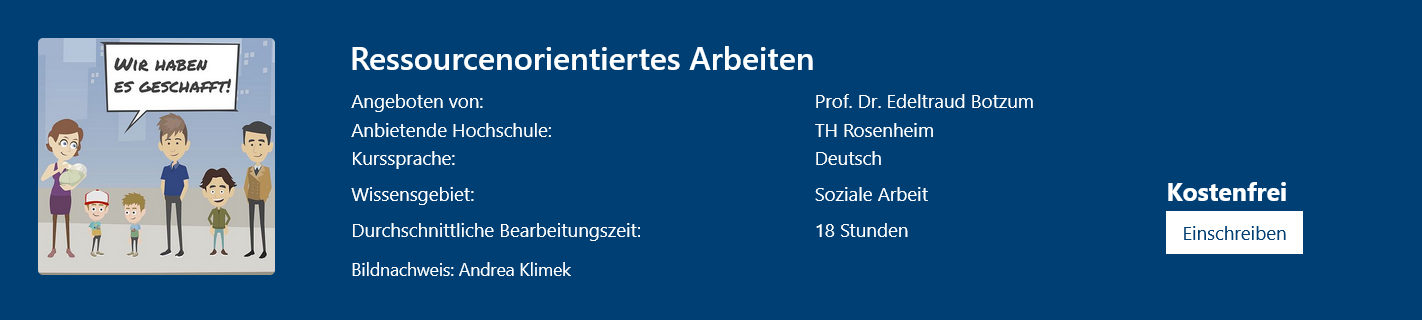 vhb-Workshop: Ressourcenorientiertes Arbeiten, hier geht es zum Online-Kurs!