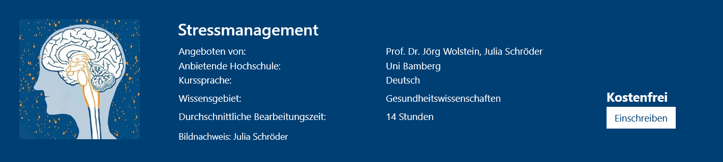 vhb-Workshop: Stressmanagement, hier geht es zum Online-Kurs!