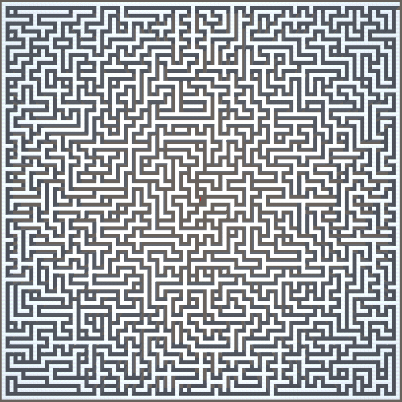 Maze with no dead ends