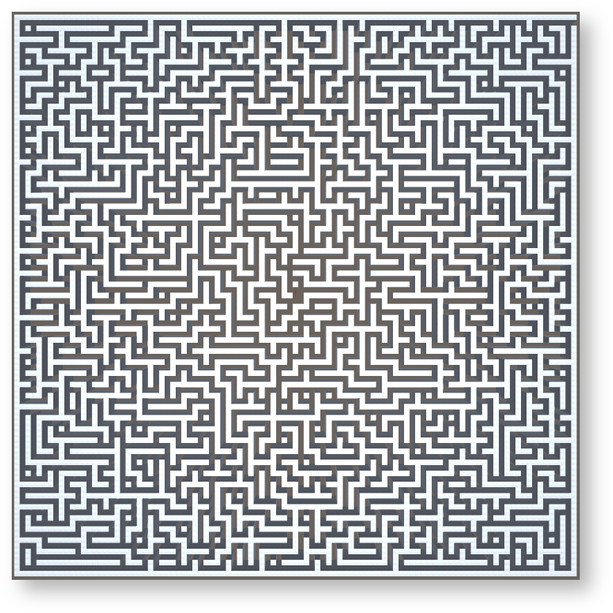 Maze with no dead ends