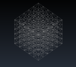 GID tetrahedron mesh with 5 elements per side