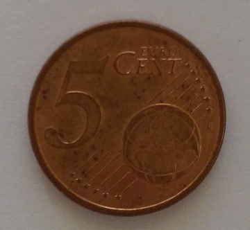 Deutsche Fünf Centmünze
